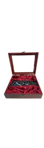 Two Bottle Wine Gift Box with accessories